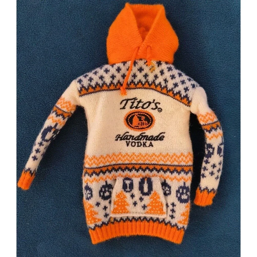 2024 Tito's Handmade Vodka - For Dog Lovers Sweater Hoodie Bottle Cover Cozy